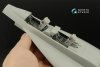 Quinta Studio QD32123 F/A-18F early 3D-Printed & coloured Interior on decal paper (Trumpeter) 1/32